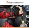 4pcs Car Seat Back Hook Load-bearing 10kg Car L-shaped Hidden Headrest Hook