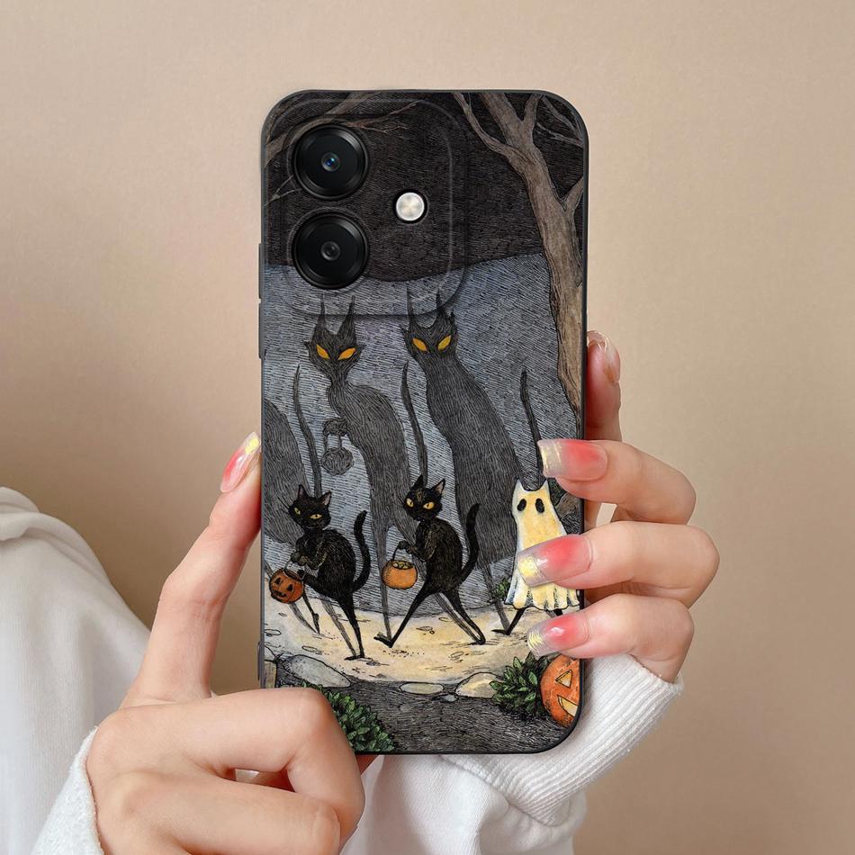 Per Oppo A3 Pro A3X A40 A80 Custodia per Telefono Creativa Protezione Completa Cover Posteriore Per Oppo A 3 OppoA3 4G 5G Morbido Silicone Liquido Fundas