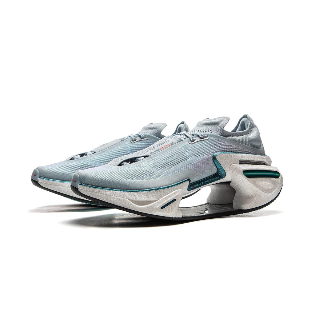 Li Ning Shadow 3.0 Niedrig geschnitten Leichte Rückpralltechnologie Freizeit Marathon Rennsport Laufschuhe Unisex Wolkenblau ARRV001-9
