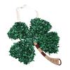 Lucky Clover Door Swag Multifunctional Plastic Artificial Lucky Clover Greenery Garland for Fireplace