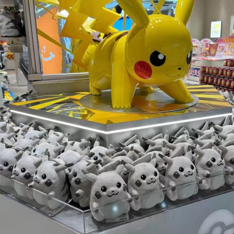 PokMon 30th Anniversary Limited Edition Flash Pikachu Pixel Pikachu Pendant Special Collection Gifts Toys