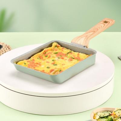 Japanese Omelette Egg Pan Nonstick Tamagoyaki Pan Rectangular Egg Roll Pan with Detachable Anti Scalding Handle for All Stove