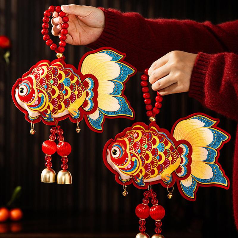 2026 Chiense New Year Decoration Horse Door Pendant Tet Decoration Hanging Ornament Spring Festival Supplies