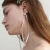 Sheer Ribbon Earrings (L241MER040)