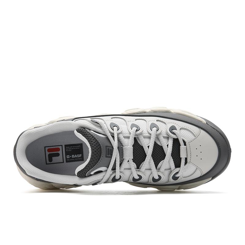 FILA CROISSANT 1+ Abrasion Resistant Coverage Lightweight Low top Casual Shoes Men's Gray F12M542135FQN