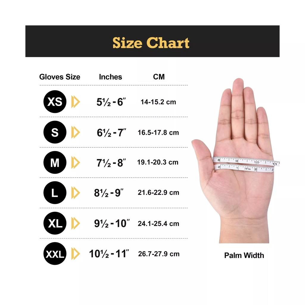 20/100PCS Black Disposable Nitrile Gloves 4Mil Textured Kitchen Gloves Mechanic Auto Tattoo Nail Salon Household Cleaning Gloves