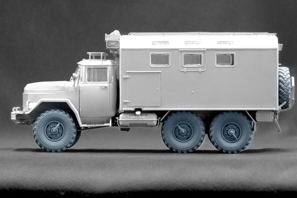 Truck Wheel Set Plastic Model Parts SCXWM35018 Scale-X 1/35 ZiL-131 (7 Pieces) (for Trumpeter) (Military Vehicle)