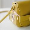 Lightweight Sturdy Fabric Ballet Shoe Charm Keychain Elegant Craftsmanship Multi Purpose Decoration for Bags and Clothing