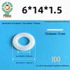 Thickened Nylon Plastic Flat Washer: Hard Plastic Gasket M2-M16