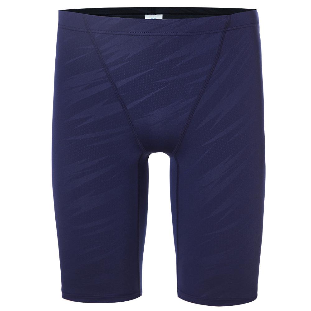 

Men s Mid-Leg Chlorine-Resistant Competition Swim Trunks XXXL чорний