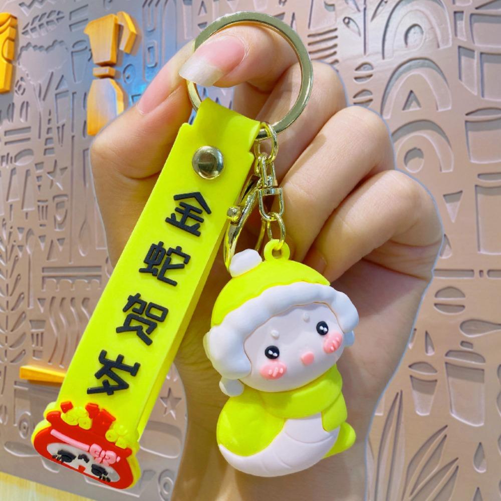 Collection Blush Snake Pendant Jewelry Zodiac Snake Year Key Ring  Car Key Accessories