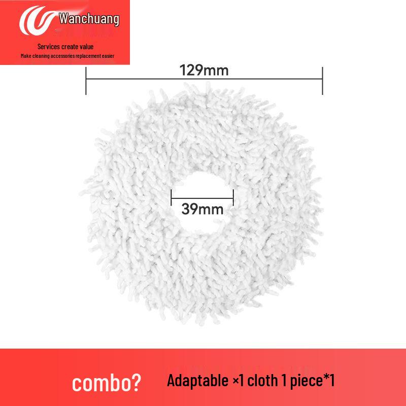 Xiaomi Mijia M30 Pro Robot Vacuum Accessories: Side Brush, Mop Cloth, HEPA Dust Bag, Cleaning Solution