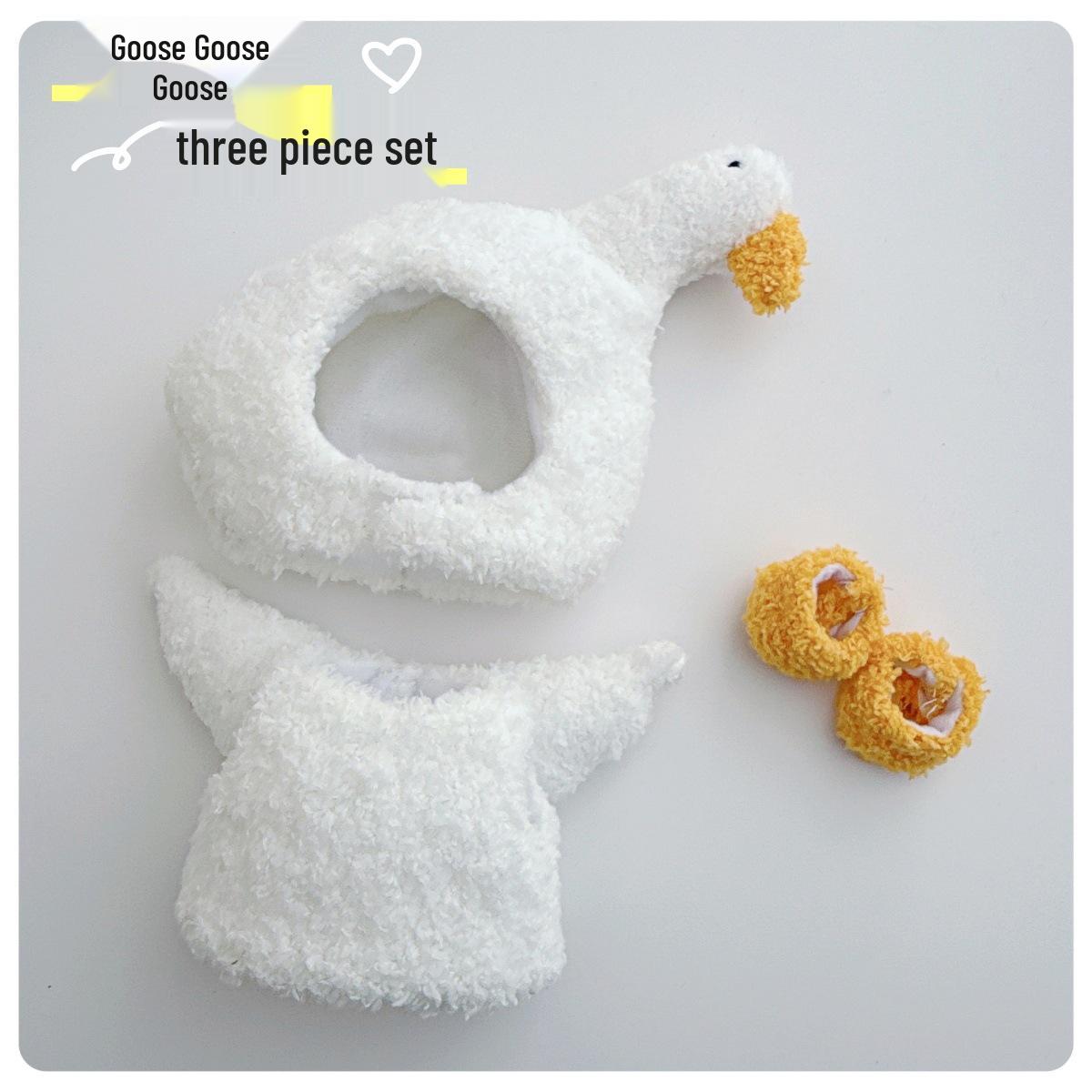 

Набор одежды для куклы Лабубу: Наряды для хлопковых кукол 17 см и 10 см с плюшевым гусем, кроликом, овечкой 15 см и шляпой. 10cm