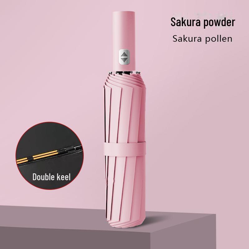 24-Bone Extra Large Fully Automatic Folding Umbrella for Sun and Rain Protection