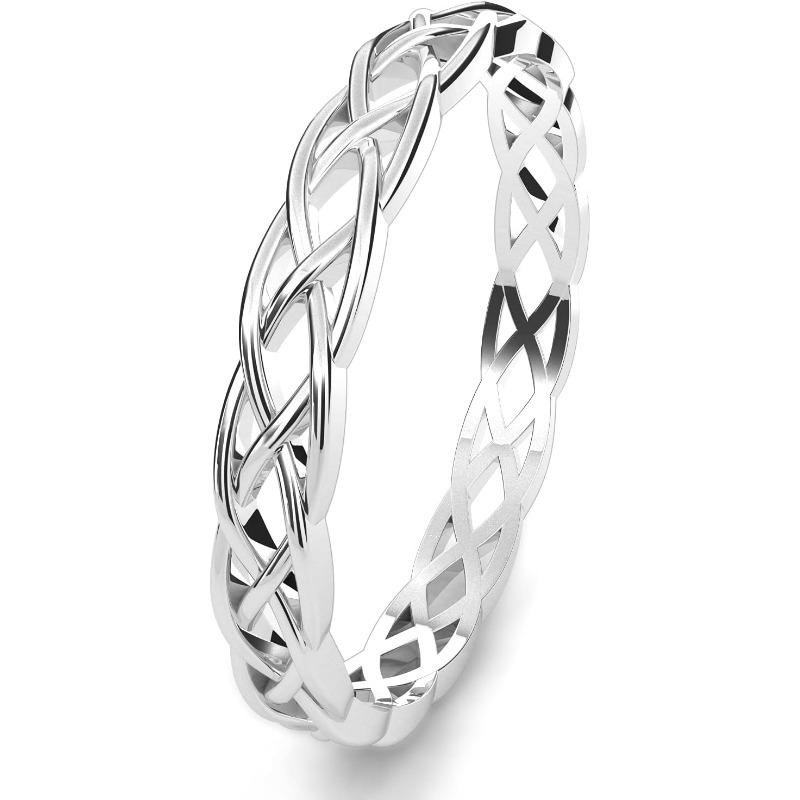 Sterling Silver Celtic Knot Infinity Ring 6