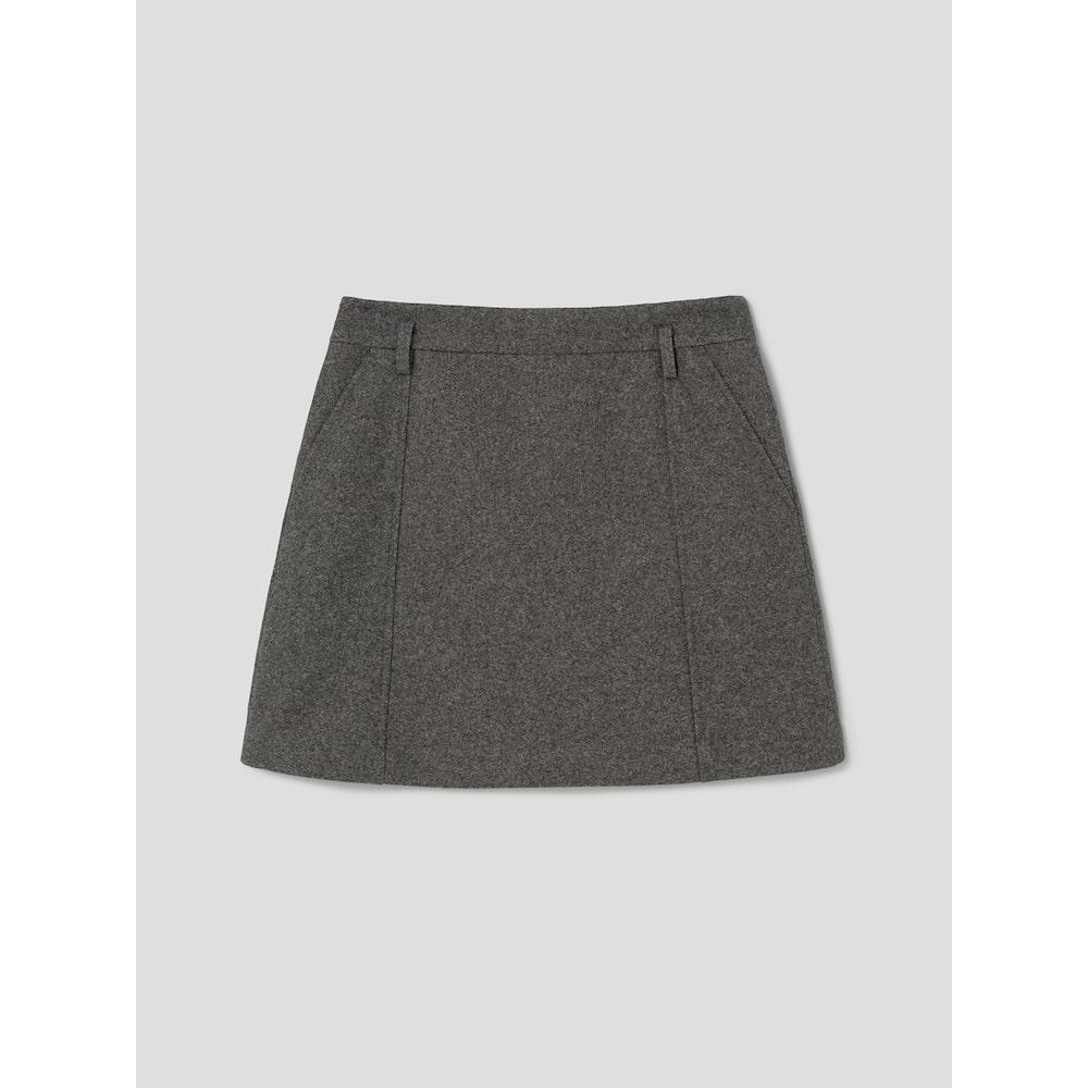 8seconds Wool-Like Mini Skirt Ash