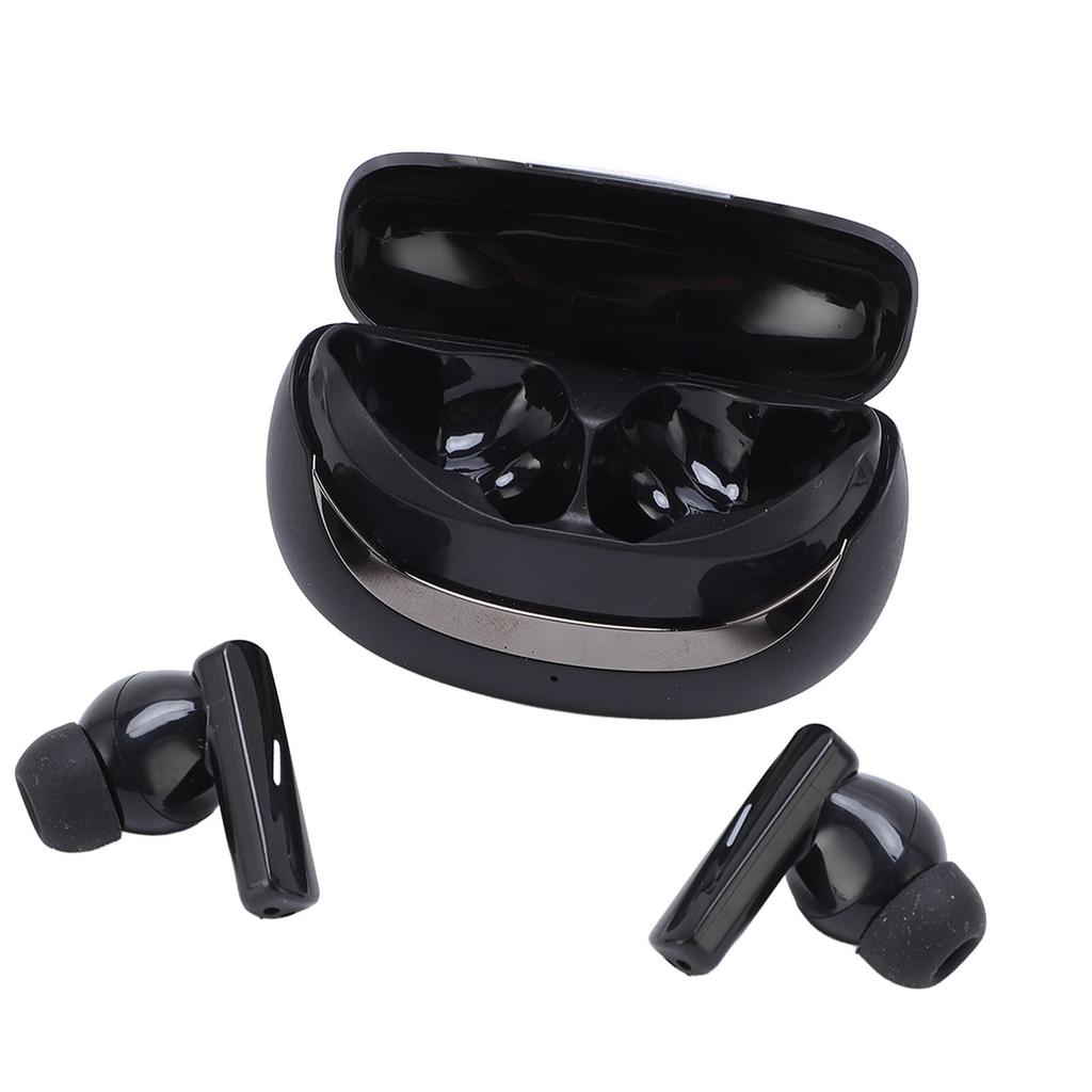 Language Translator Earbuds 5.4 Real Time Online 144 Lanquages Translation Device for Music Calling with APP Black