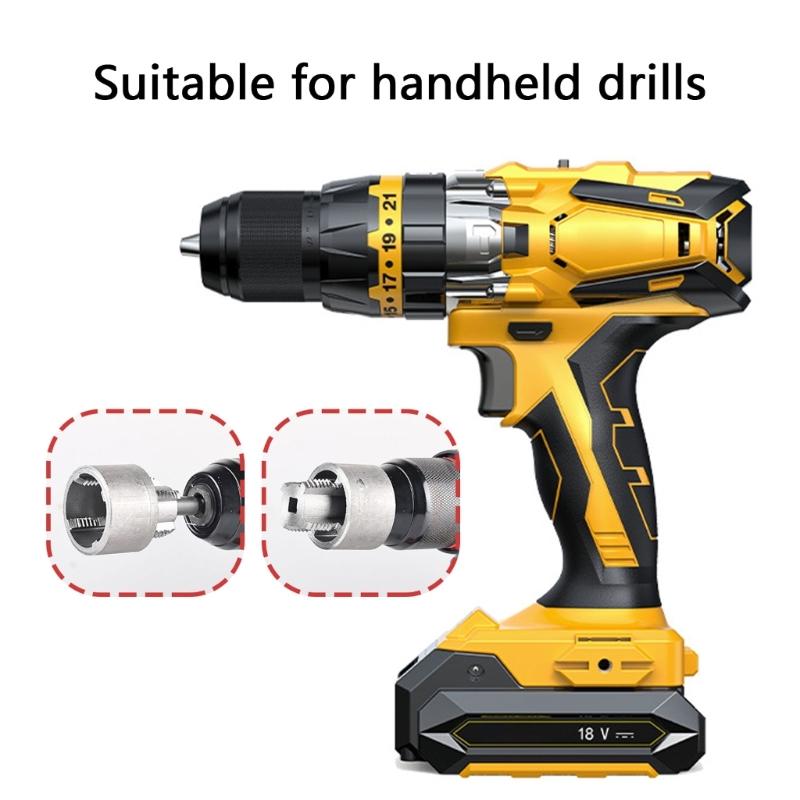 Electric Drill PVC Pipe Threader Kit PVC Thread Maker Tool for Electric Drill PVC Pipe Threader Internal Thread Opener