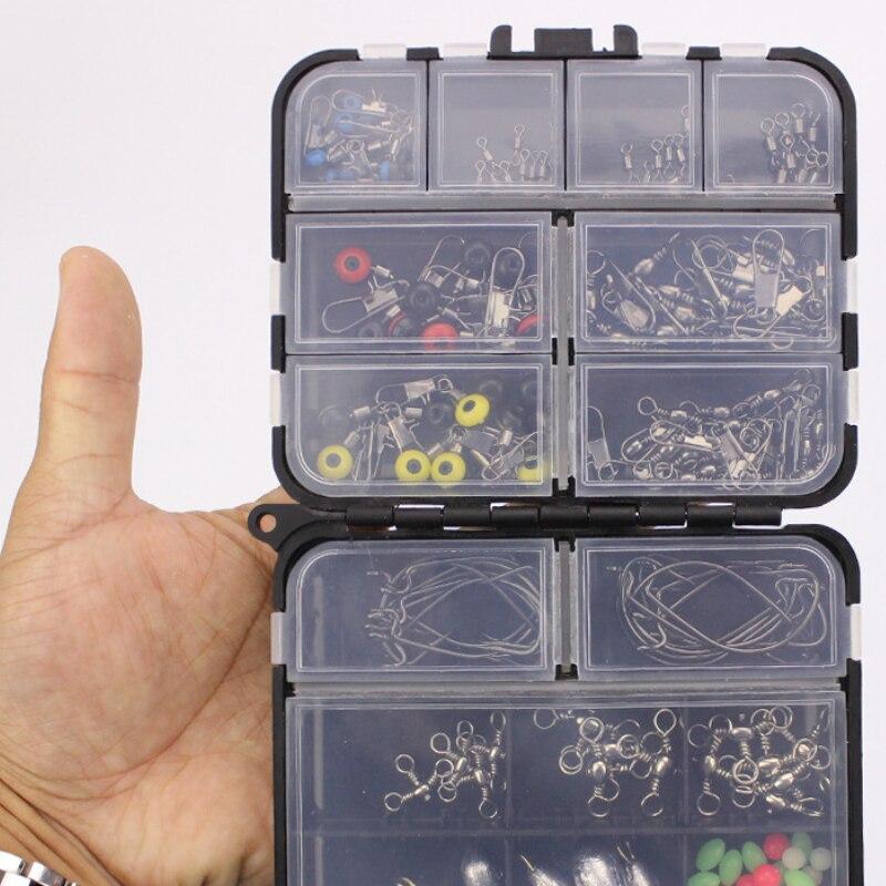Fishing Accessories Kit Portable Tackle Box Fishing Kit Accessories Hooks Fishing Beads Tackle Box Durable Quality