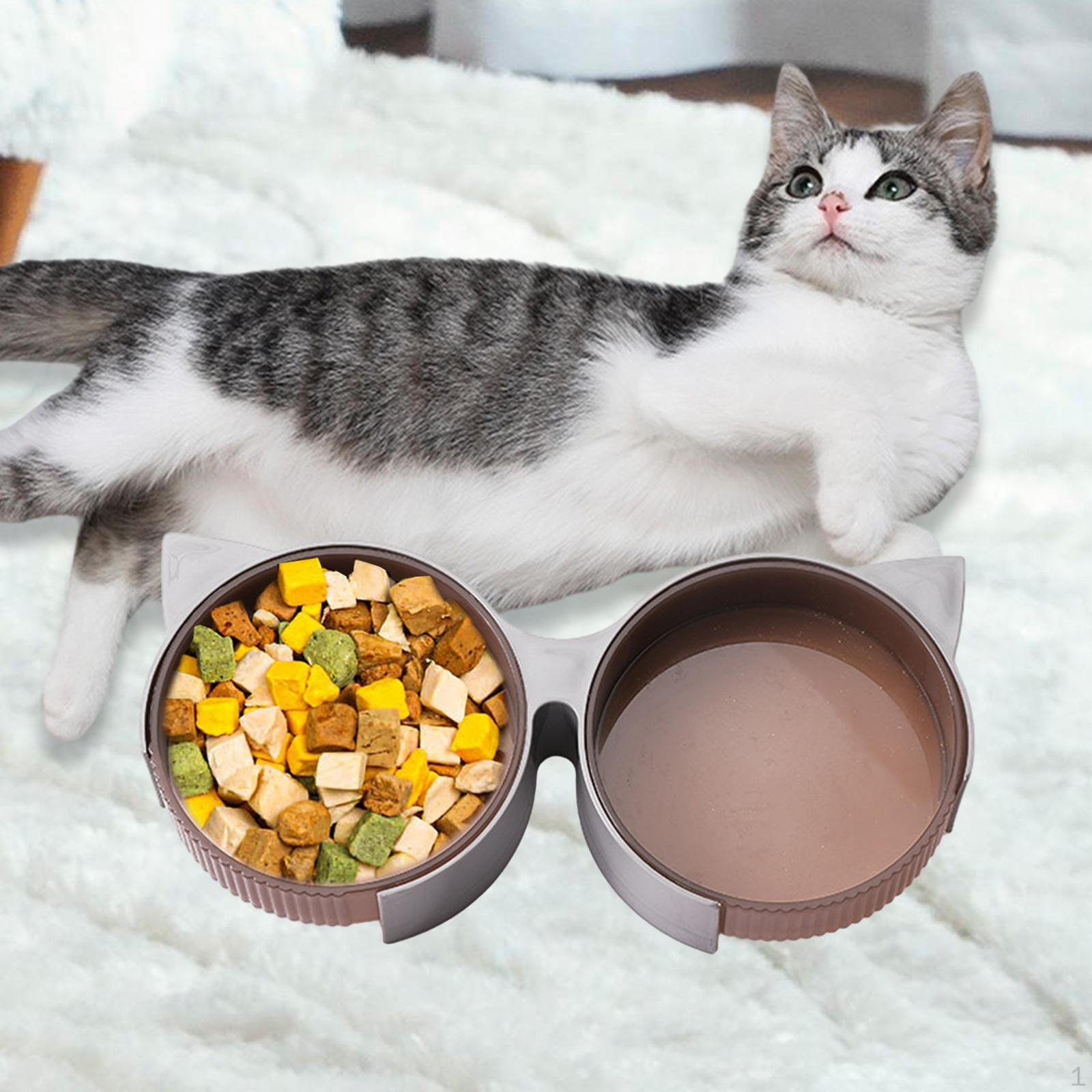 

Pet Feeding Station for Cats And Dogs сірий колір