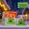 Compatible Music Flower Box: Secret Language Building Blocks, Preserved Flower Bouquet, Handmade Ornament, New Year Gift.