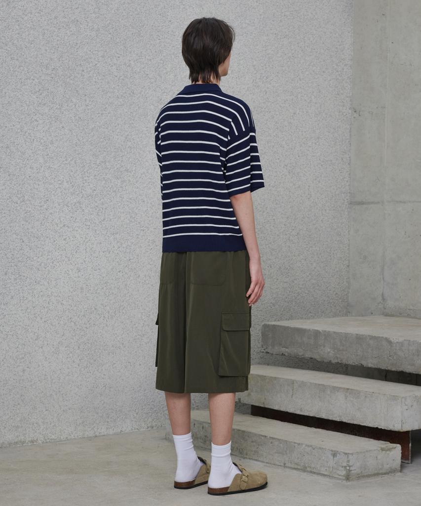 GLW Nylon Bermuda Cargo Pants Khaki