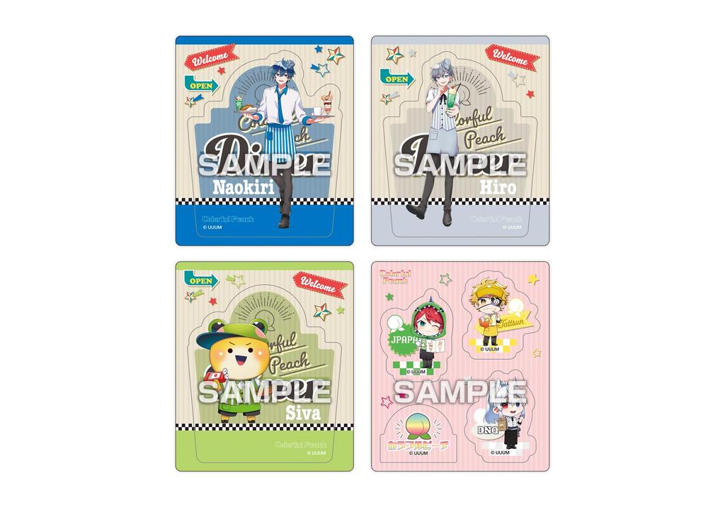 Colorful Peach Magnet Collection Gum Karapichi Diner Box 14-piece (Candy Toy)