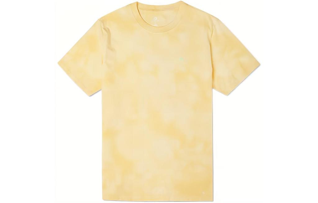 Converse T Shirts Men's Yellow Crew Neck Moderate Straight Fit 10021490-A04