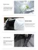 All-Season Car Sunshade Cover with Reflective Strips and Thickened Oxford Cloth