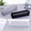 Simple Storage Pencil Bag Large Capacity Three-Dimensional Nylon Transparent Solid Color Mesh Pencil Stationery Bag