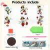 6Pcs Puppet Series Diamond Art Fridge Magnet Diamond Painting Refrigerator Magnet DIY Fridge Stickers for Fridge Whiteboards
