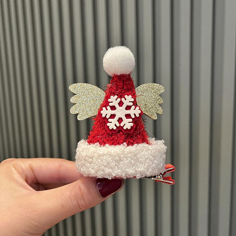 2024 Weihnachtsfest Promi Kinder Haarnadel – Baby Urlaub Hut Haar Zubehör