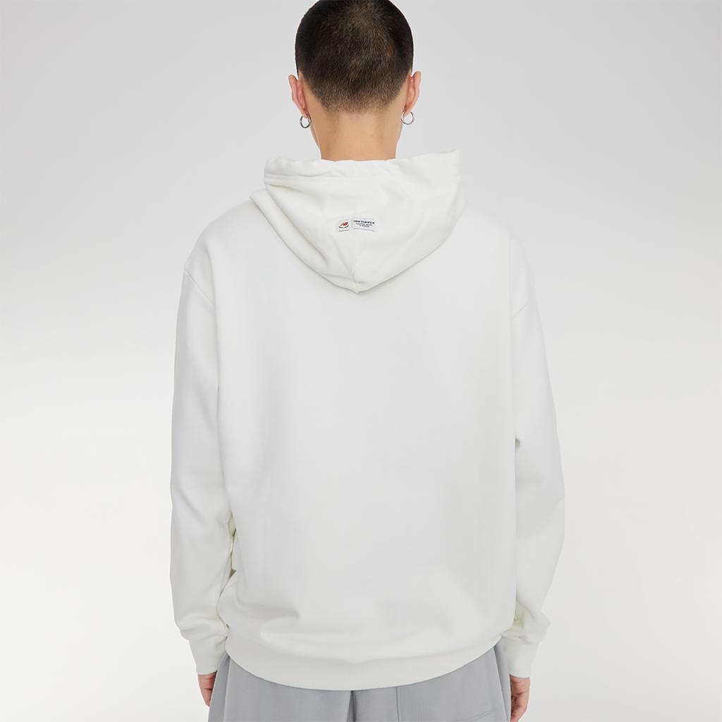 New Balance Sweatshirt Fall Winter Unisex White 5CD38061-IV