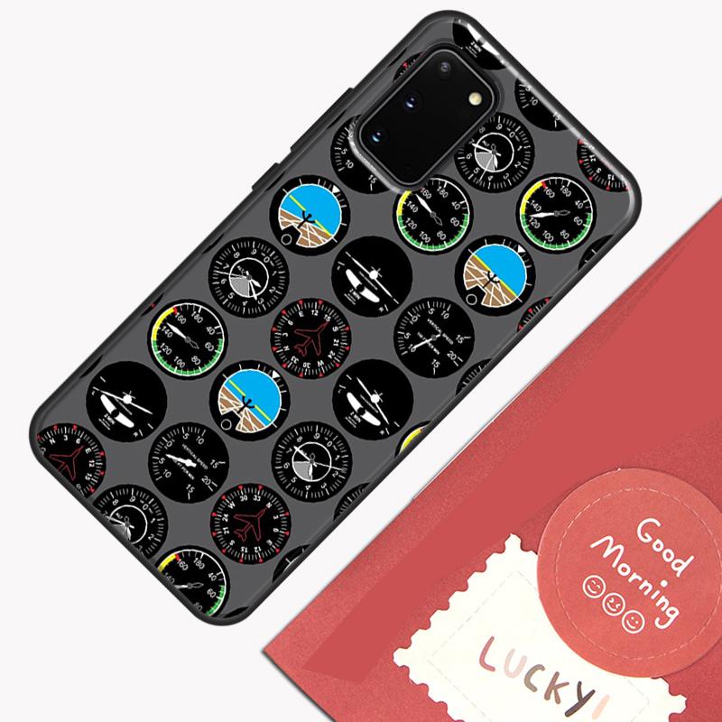 Aviation Aeroplane Pilot Cockpit Phone Case For Samsung Galaxy S26 S25 Ultra S20 S21 S22 S23 S24 S10 Plus S25 FE Cover Shell