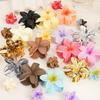 3pcs Vacation Egg Flower Hair Claw 2 Size Women Girls Ponytail Hairpins Bath Beach Hair Crab Clip Headwear Accessories
