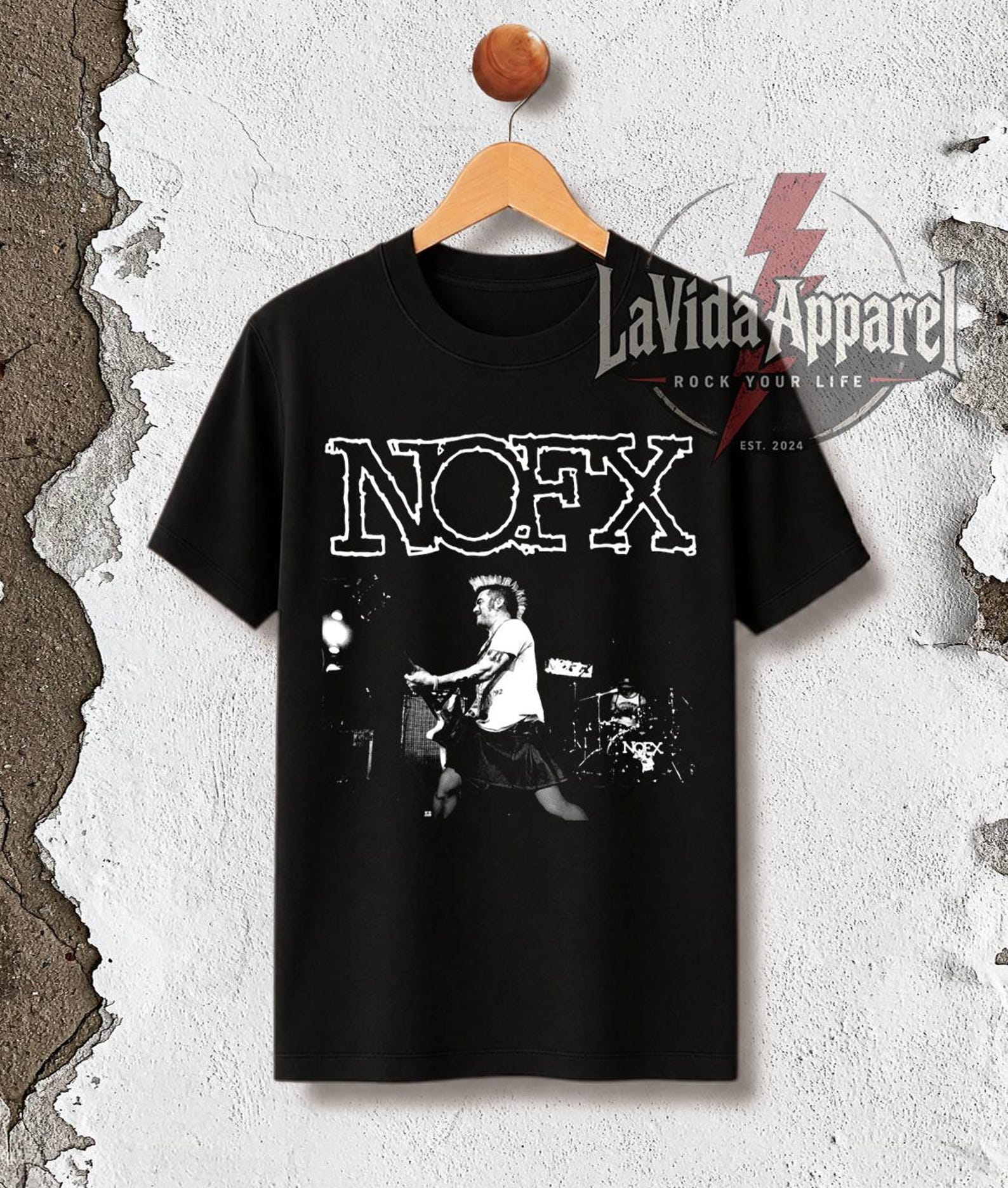 NOFX Band T-Shirt: American Punk Rock Music Apparel 2XL