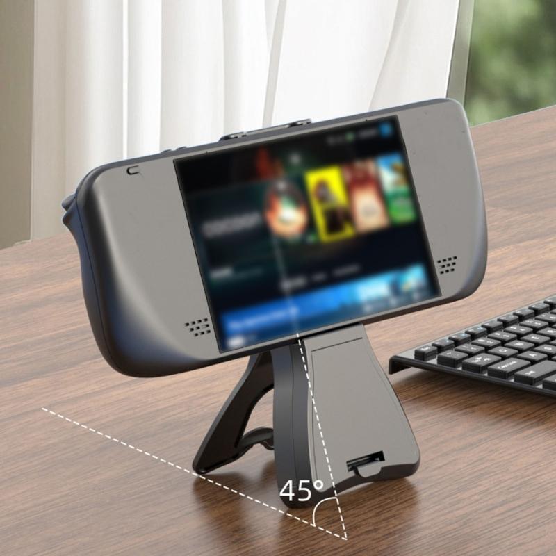 Strong Gaming Holder Featuring Stable Not Slip Base Easy Assembly Ensuring Secure Play During Meeting for Steamdeck