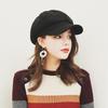Cross-Border Wool Newsboy Beret: Autumn-Winter Korean Style, Versatile Solid Color, Trendy Japanese Duckbill Octagonal Hat