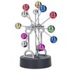 Elektrisches Magnetisches Rotations-Riesenrad Schreibtischspielzeug Bunte Metallkugel Perpetual Motion Dekoration
