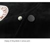 2025 Men's Casual Suede Baseball Jacket - American Street Style with Embroidered Collar