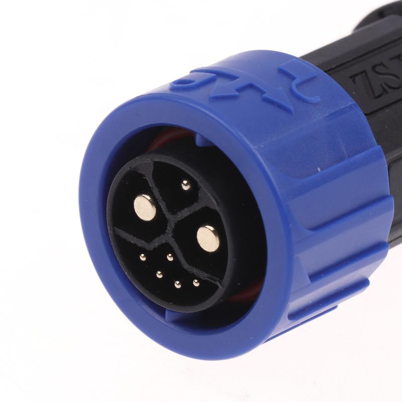 1Pcs 50A Energy Lithium Electric Bicycle Male Female Charging Port M23 2+1+5 Battery Connector Motorcycle Charger Plug Socket