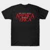 Heren Zwart Print T-shirt Stranger Things You Can'T Spell America Without Erica - Priah Ferguson No-Cut Transferpapier Print Katoenen T-shirt