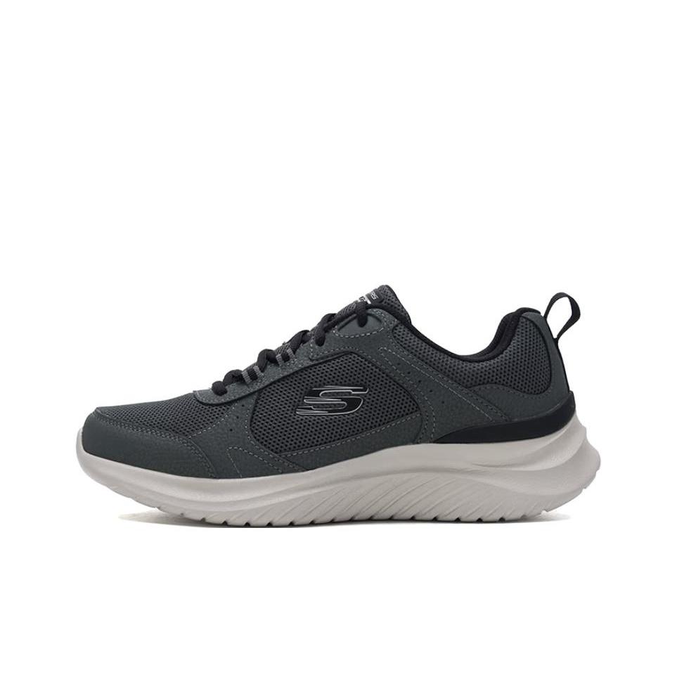Skechers Flection 3.0 Memory Foam Comfortable Versatile Durable Breathable Running Shoes Men sneaker Gray 8790357-CHAR 39.5