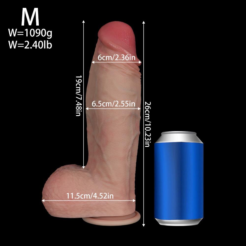 Super Large Big Girth Fake Penis with Suction Cup Waterproof Silicone Anal Sex Toys
