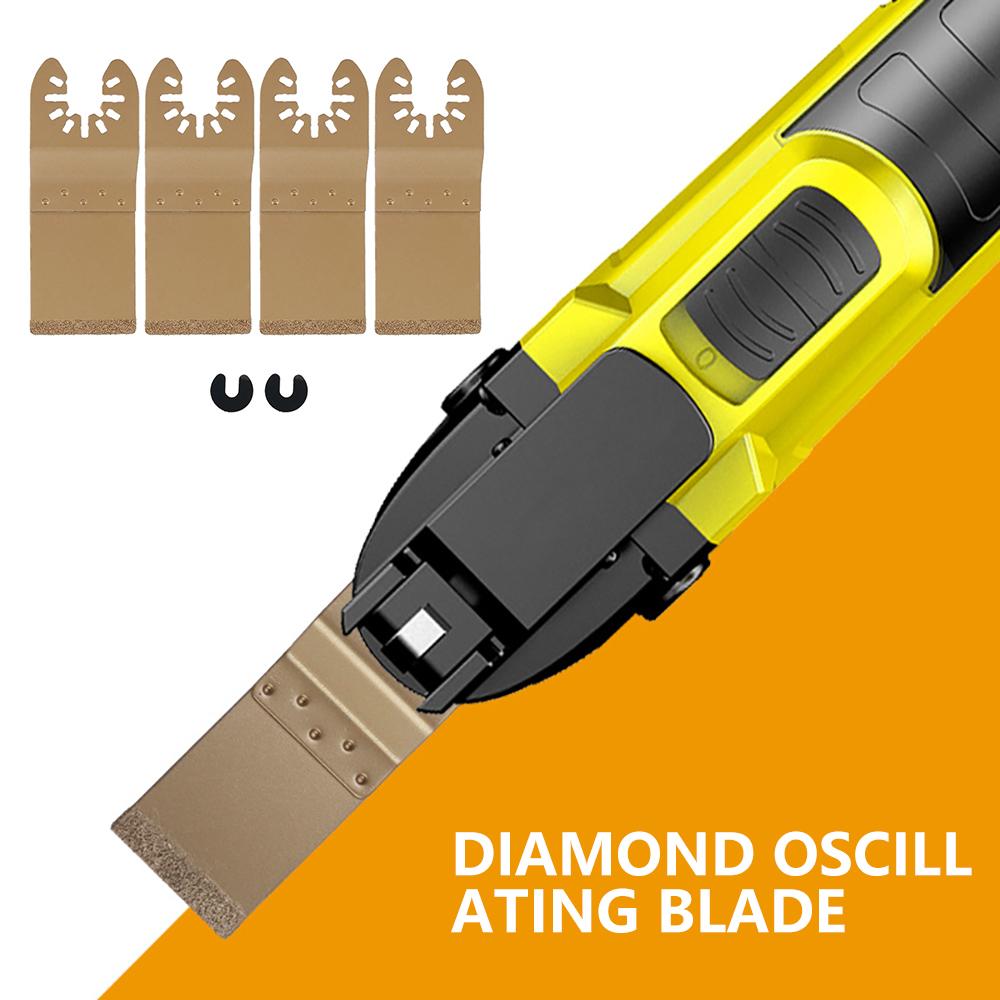 Diamond Oscillating Saw Blades Multi Tool Saw Blades for Rough Sanding Fillers Tile Ceramics Electric Accessories Multitool