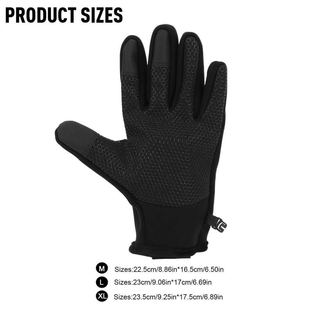 Outdoor Skiing Gloves Winter Sports Warm Thermal Gloves Windproof Ski Cycling Motorcycle Gloves Touch Screen Hand Warmer Mitten