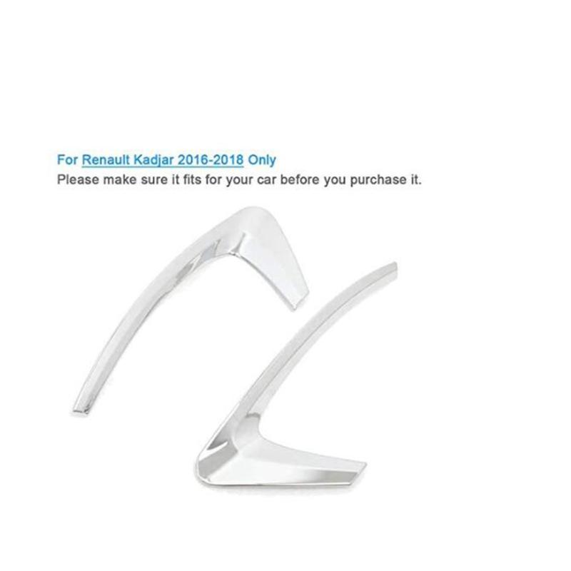 Auto Hinten Nebel Lichter Abdeckungen Dekoration Lampe Rahmen Trim Abs Chrom Auto Styling Für Renault Kadjar