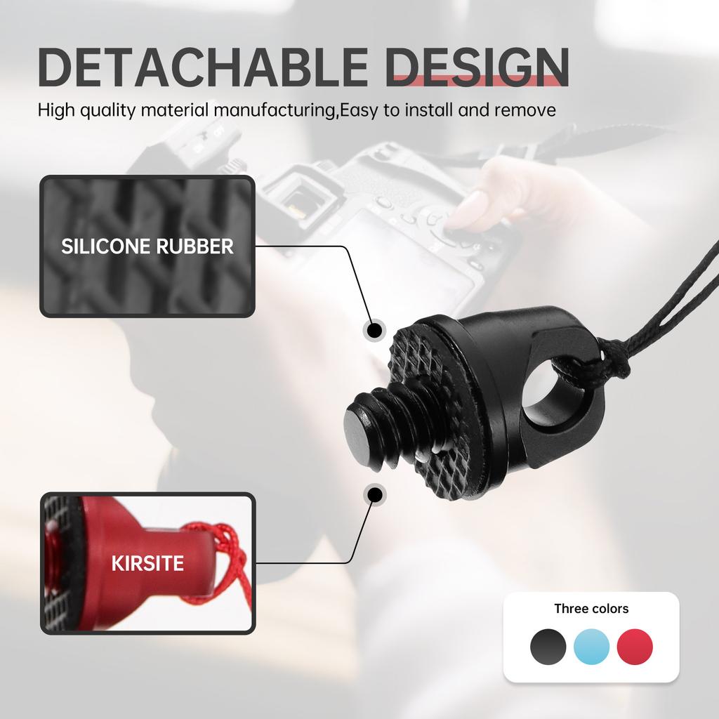 3Pcs Sports Camera Lanyards Nylon Material Comfortable Selfie Stick Wrist Hanging Straps for Travel Outdoor Office School