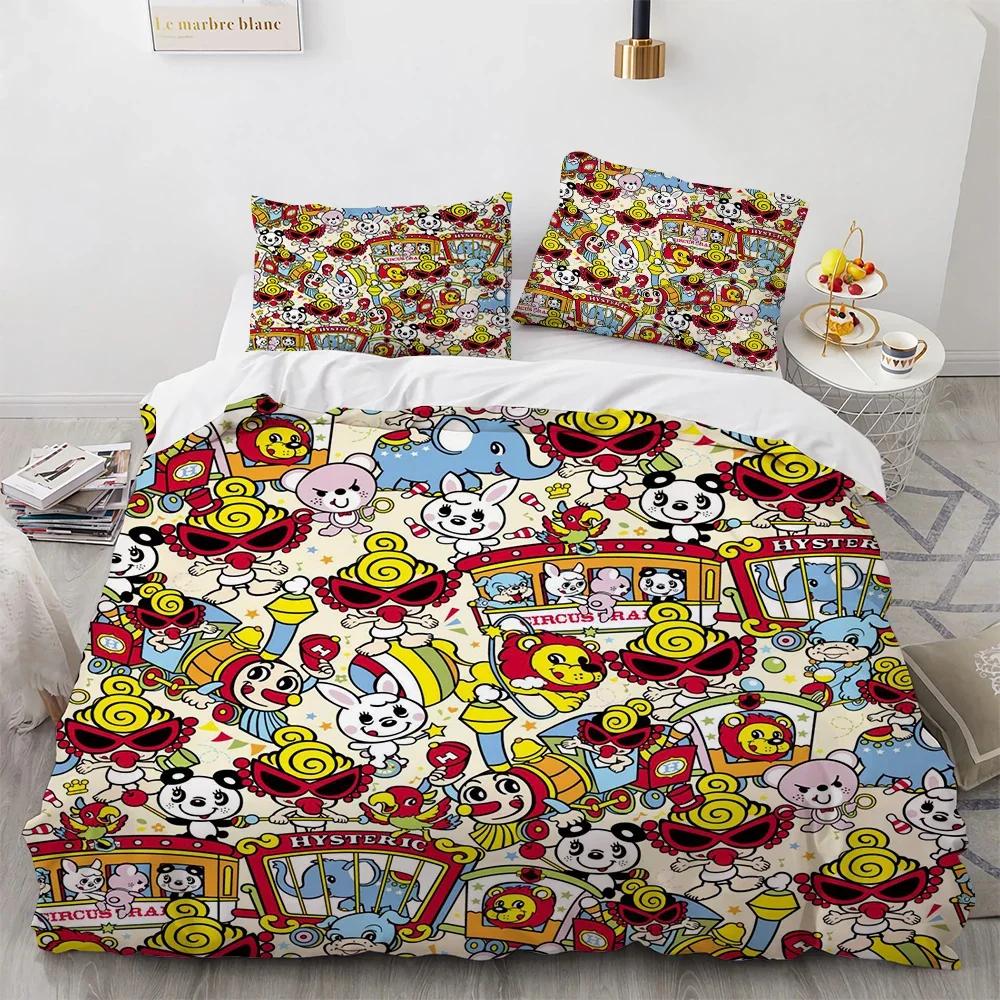 

Kids Duvet Cover Sets Twin Boys Girls Bedding Set 3D Print Unicorn Dinosaur Bear Bed Quilts Cover Sets For AdultSingle Size EU Single(135*200cm)3pcs