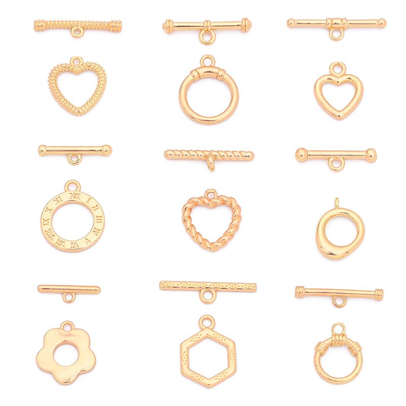 1Set/bag Copper OT Buckle Clasps For DIY Necklace Bracelet Earrings Jewelry Making Craft Accessories